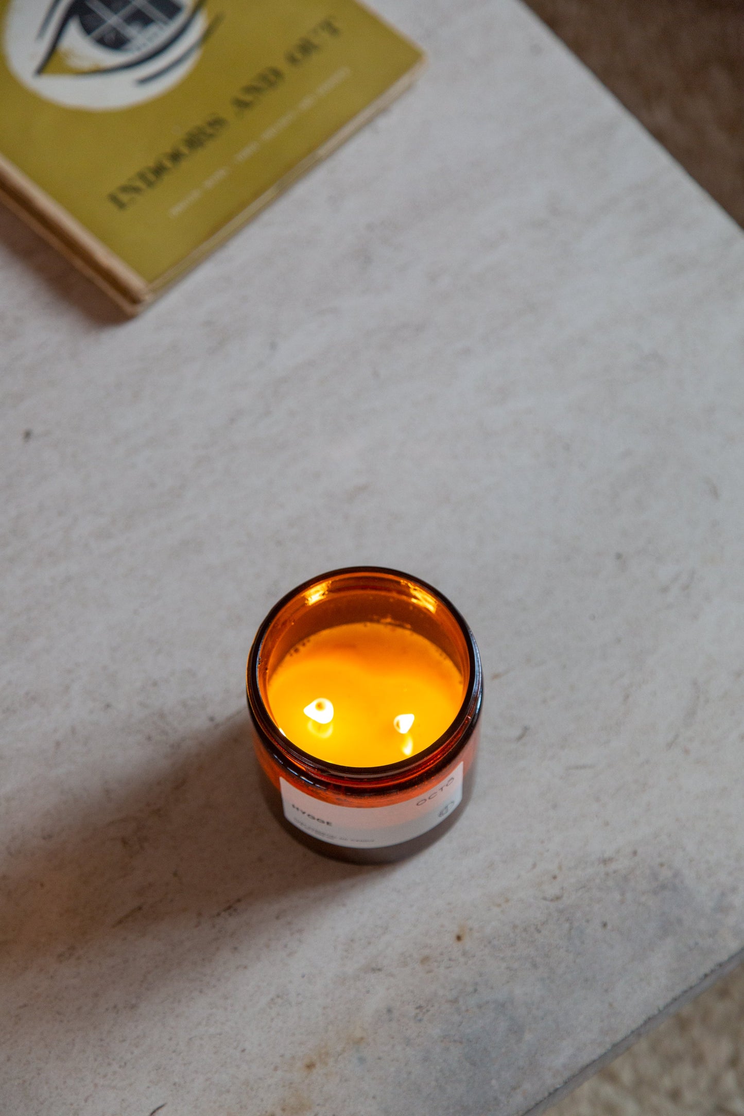 Unscented | Amber Jar Candle
