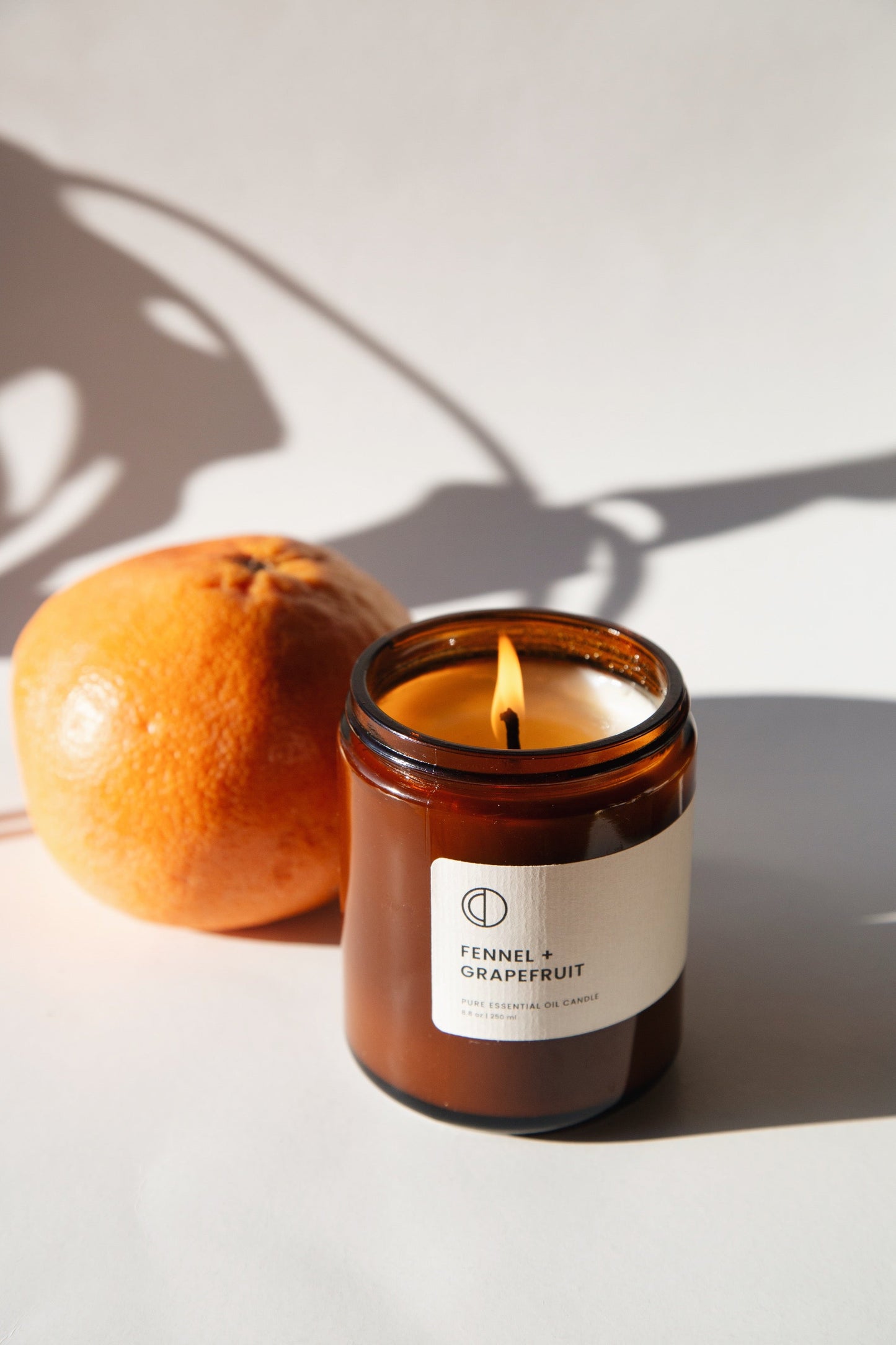 Fennel + Grapefruit | Amber Jar Candle