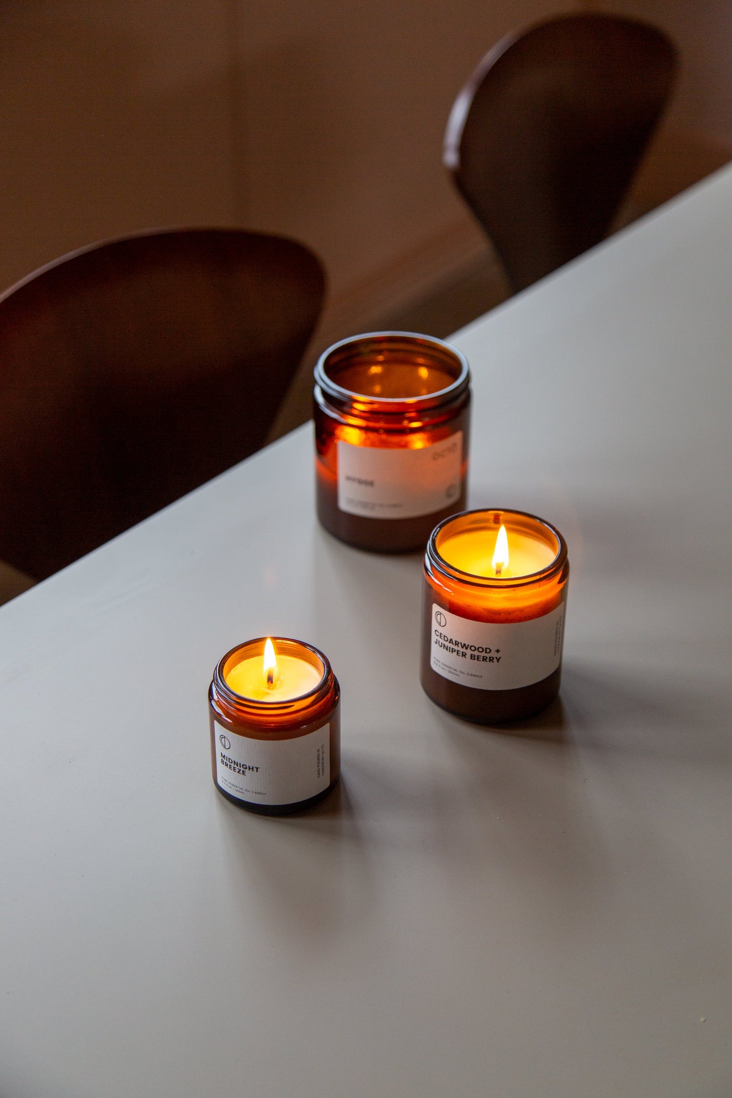 Amber (Lavender + Patchouli + Pine + Cypress + Frankincense) | Amber Jar Candle