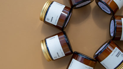 Forest Nomad (Cedar + Patchouli + Clove) | Amber jar candle