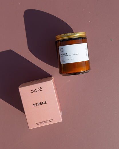 Serene (Lavender + Bergamot + Neroli) | Amber Jar Candle