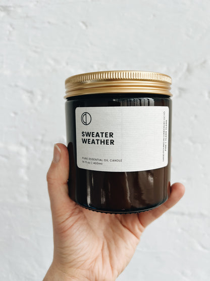 Sweater Weather (Pine + Ylang Ylang + Clove) | Amber Jar Candle