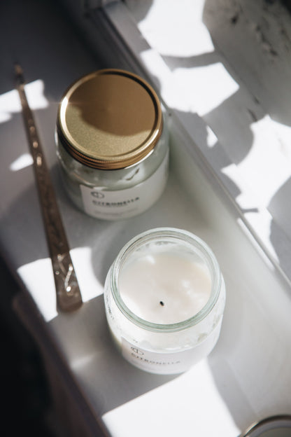 Citronella | Outdoor Candle Clear Jar 300ml