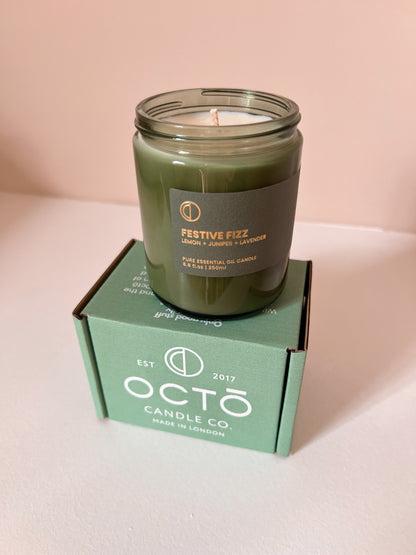 Festive Fizz (Lemon + Juniper + Lavender) | Green Jar Candle