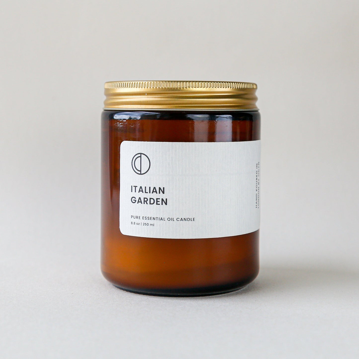 Italian Garden candle (Orange + Rosemary + Sage) | Amber Jar Candle