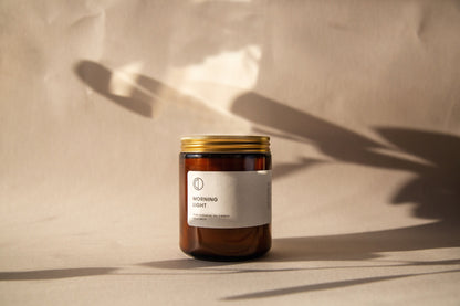 Morning Light (Neroli + Basil + Lime) | Amber Jar Candle