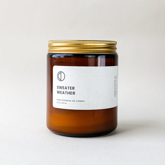 Sweater Weather (Pine + Ylang Ylang + Clove) | Amber Jar Candle